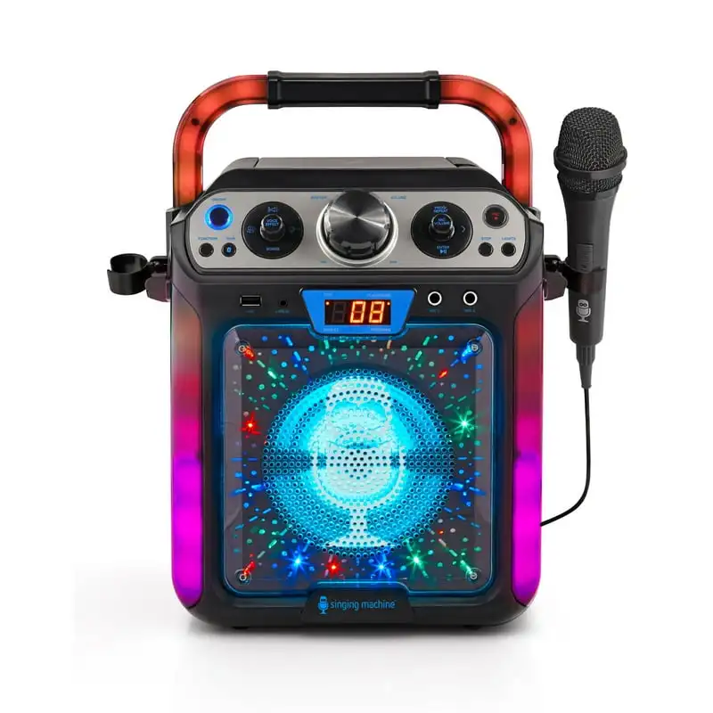 

Машина Groove Cube Hype Bluetooth, Автономная караоке-машина, стандартное освещение, SML712BK, черный