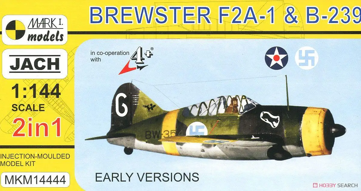 

Mark.I Models MKM14444 1/144 BREWSTER F2A-1&B-239 EARLY VERSIO Model Kit