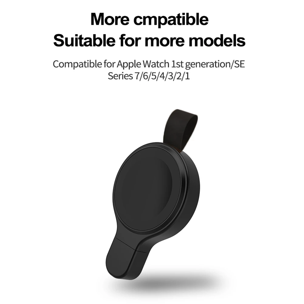 

Портативное беспроводное зарядное устройство для Apple Watch Series 7 6 5 4 3 2 1 USB C Type C, зарядная док-станция для часов iWatch 7 6 5 4 SE 3 2 1