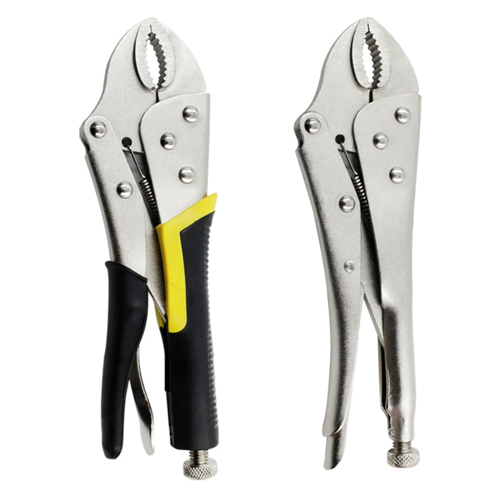 

10 inch Locking Forceps Tightening Clamps Adjustable Round Jaw Vice Carbon Steel Clamps Grips Pliers for Home