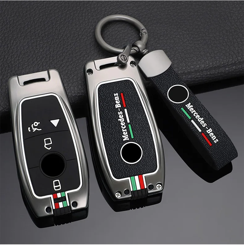 

Zinc Alloy Car Remote Key Case Cover Shell For Mercedes Benz A C E S G Class GLC CLE CLA GLB GLS W177 W205 W213 W222 X167 AMG