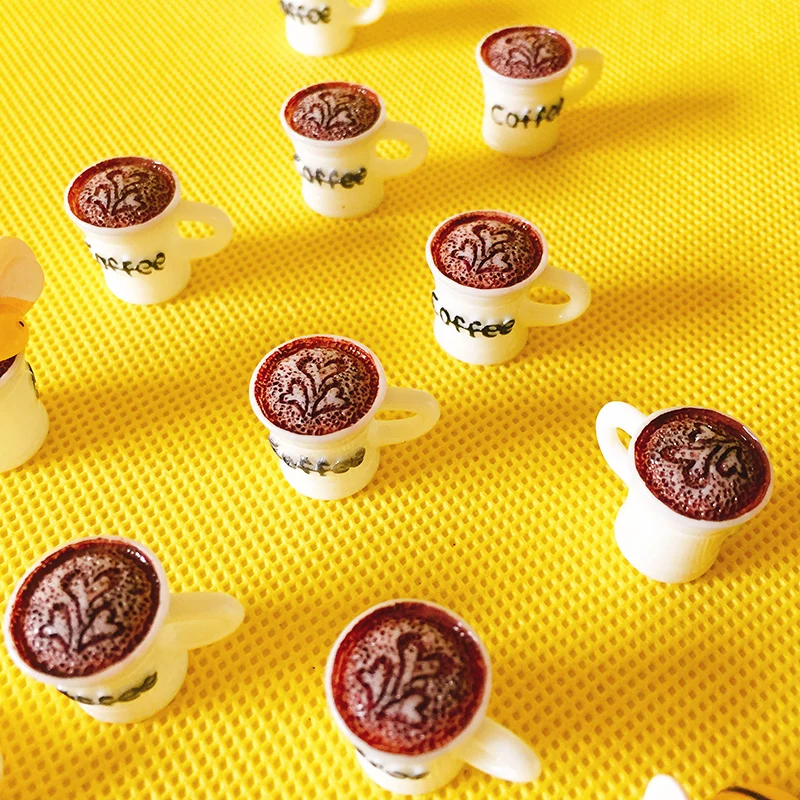 Новинка ~ 10 шт. латте/кофейные чашки/кукольный домик/миниатюры/милый/Сказочный