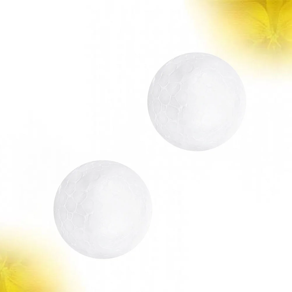 

2 Pcs Ball Model DIY Flower Decor Wedding Craft Ornament Children Foam Balls Kids
