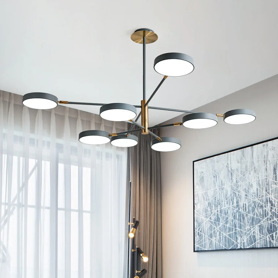 

Modern Minimalist LED Chandelier Home Decoration Lamp Ceiling LED Lights Living Room Chandeliers Kitchen Bedroom Decor Lamp