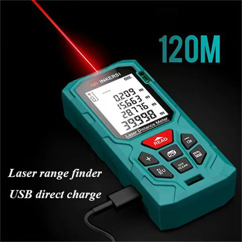 

Laser Rangefinder Digital Tape Measure 50/100/120m Golf Accessories Laser Distance Meter Accurate Roulette Hunting Range Finder