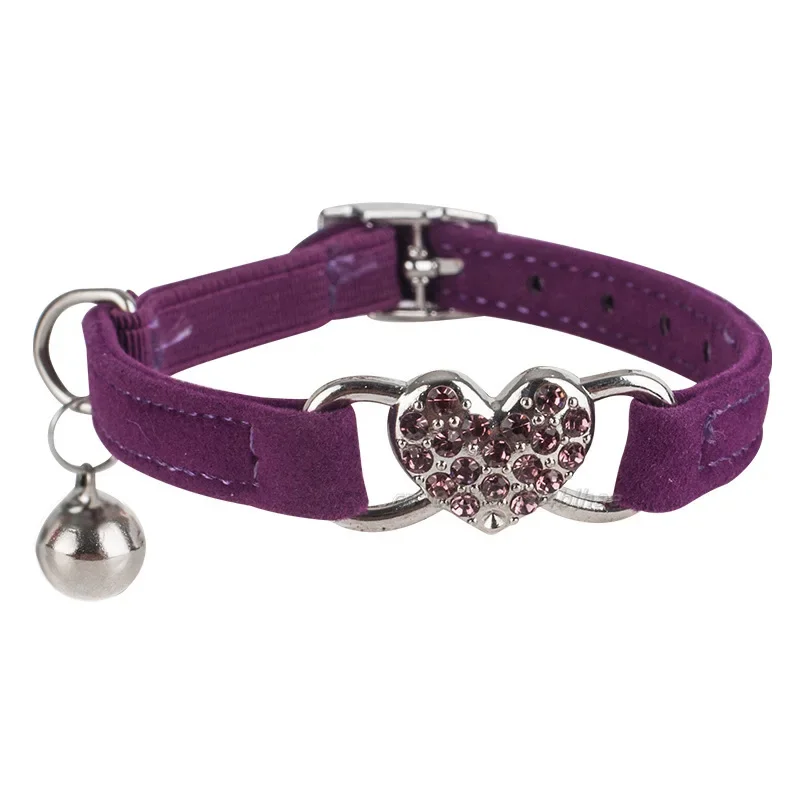 Ошейник для кошек безопасный эластичный регулируемый ошейник с подвеской в