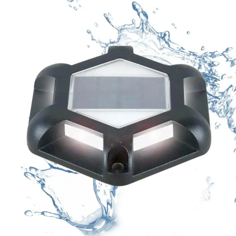 

Уличные водонепроницаемые фонари для забора на солнечной батарее, шестигранное освещение для дорожек, гаража, лестниц, стен, внутреннего дворика