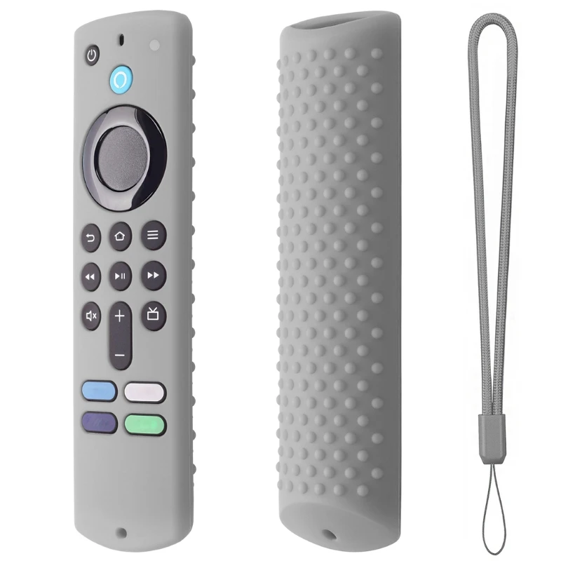 Washable Remote Control Soft Silicone Case Remote Protective Cover Compitable with Amazon Fire TV Stick (3rd Gen) Shell