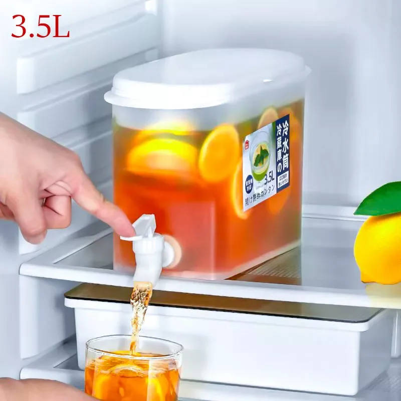 

3500 мл холодный чайник для холодильника с краном, бытовая бутылка Lemonade, посуда для напитков, емкость для холодной воды, контейнер для фотогра...