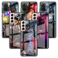 glass case for samsung galaxy s21 ultra s20 fe s22 s10 s9 plus cell phone funda cases s8 note 20 10 cover doctor strange thanos