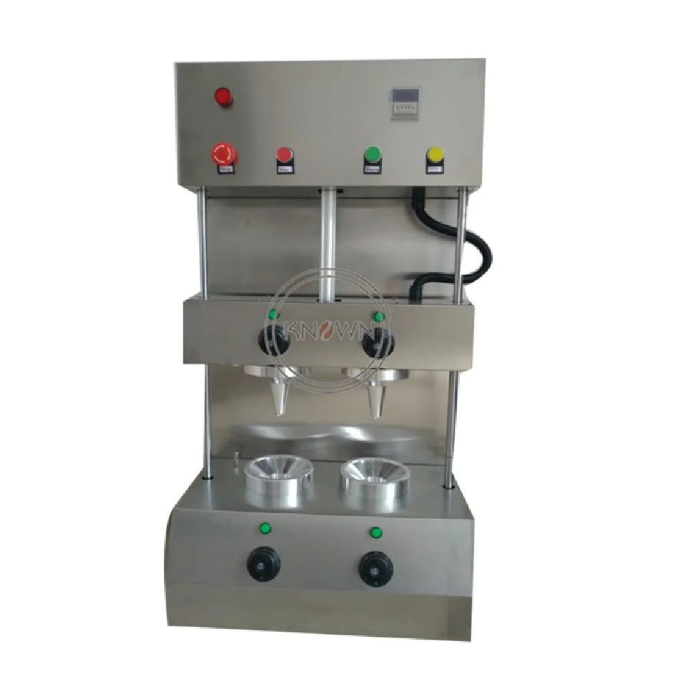 

Hot Selling New Style Electric Pizza cone Machine Stainless Steel Pizza Cone Maker with 2 Umbrella Shape Moulds