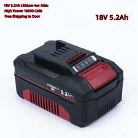 factory new 18v 5 2ah lithium ion akku battery for 4511481 for einhell 18v power x change power tools free shipping