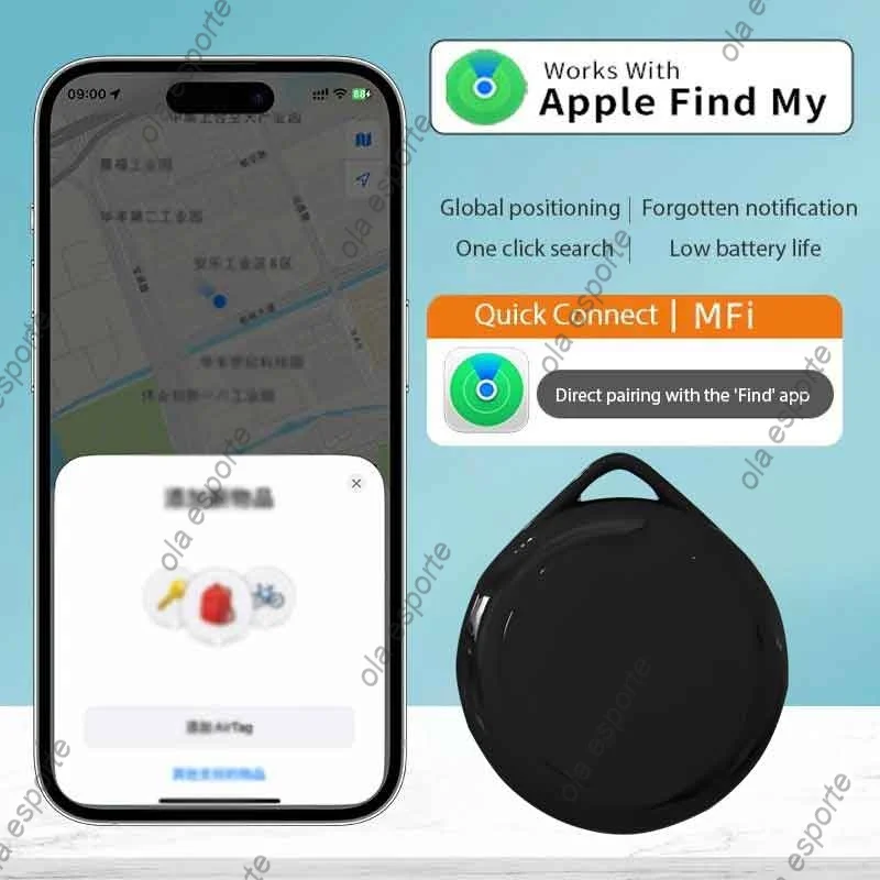 Мини-устройство Слежения 2024 Для Apple Find My Key Smart Tag Airtag Детский Трекер Домашних