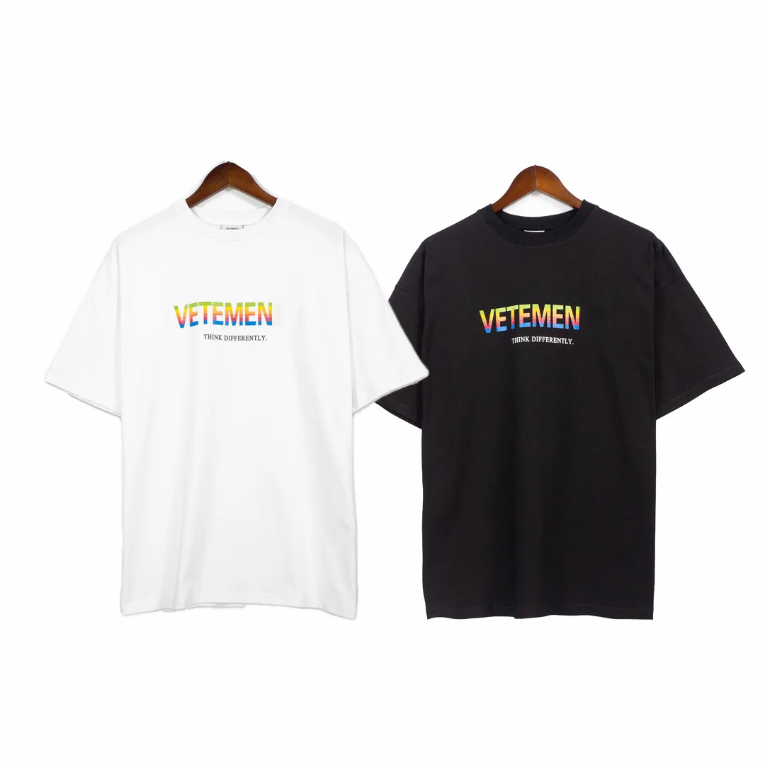 

Top Version VTM T-shirt Men Women Cotton T-shirt Round Neck VTM Short Top