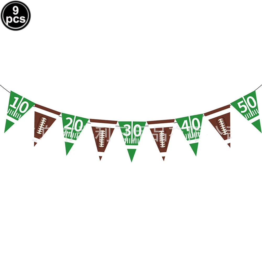 

Одноразовая посуда для вечеринки в стиле регби