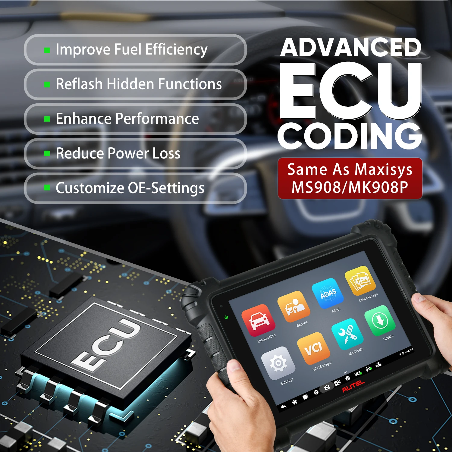 2022 Autel MaxiSys MS906 PRO OBD2 автомобильный диагностический инструмент сканер кодирование