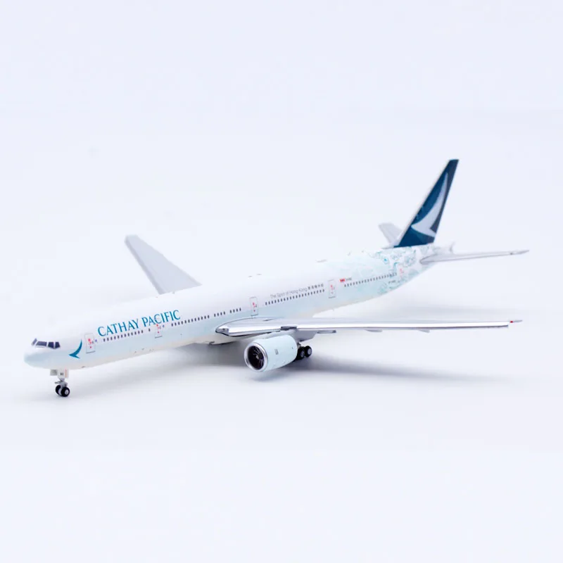 XX4129A Коллекционный самолет из сплава в подарок JC Wings 1:400 Cathay Pacific Boeing B777-300 литая под