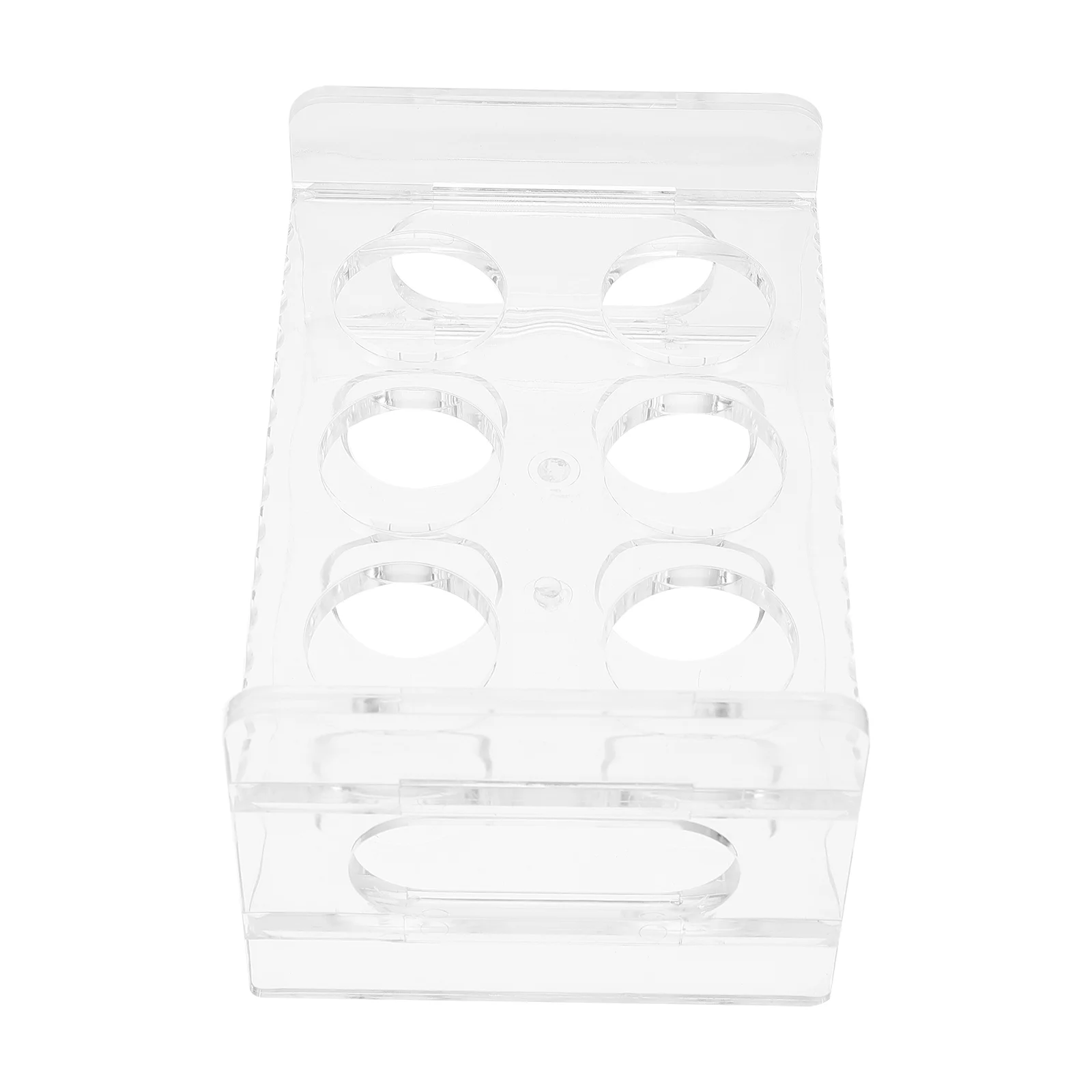 Стеклянная стойка для сервировки барных снимков держатель с 6 отверстиями