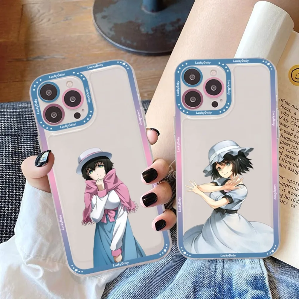 Чехол для телефона Steins Gate Okabe с аниме Samsung S 20 21 22 23 lite plus Ultra Clear Mobile Cover Funda