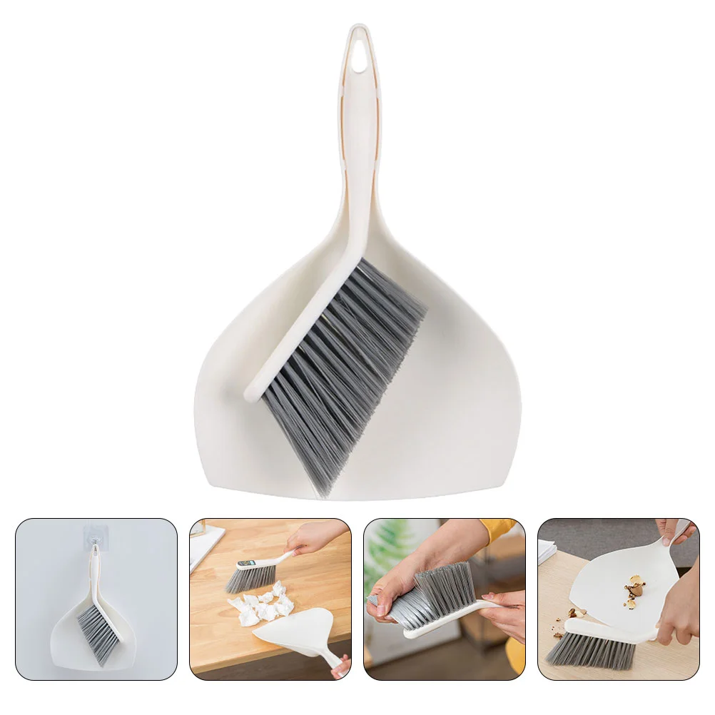 

Lip Gloss Set Desktop Brooms Dustpan Cleaning Brushes Household Mini Hand Small Pans Computer Cleaner Kit Table