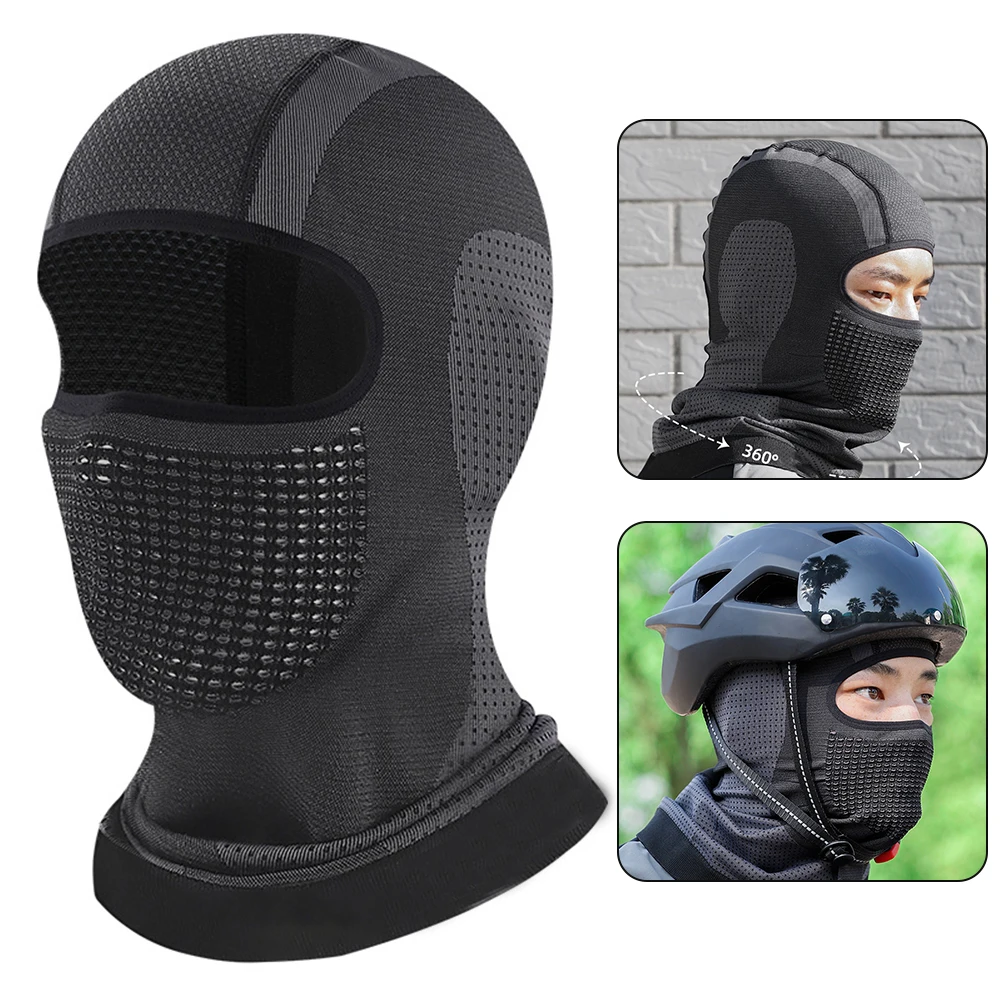 

73g Bicycle Headgear Breathable Grey High Elastic Knitted Fabric Sunscreen Headgear Universal Bicycle Spare Parts