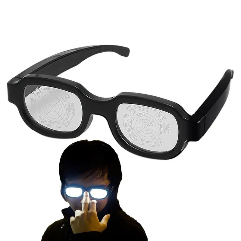 

Christmas Colorful Luminous Glasses Cool Music Bar Valentine's Day Party Decoration LED Goggles Festival Performance Props