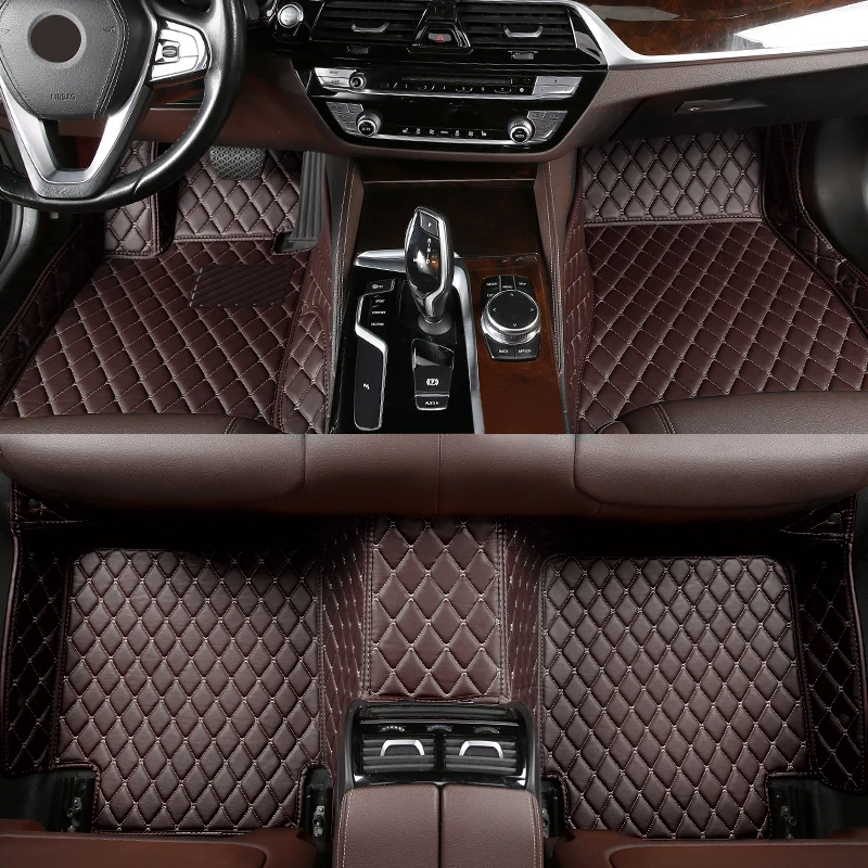 

YOTONWAN custom made leather car mat for Honda All Models civic fit CRV XRV Accord Odyssey Jazz City auto accessories