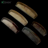 natural amber ox horn comb of hair no static health care hair brush hairdressing comb for hair