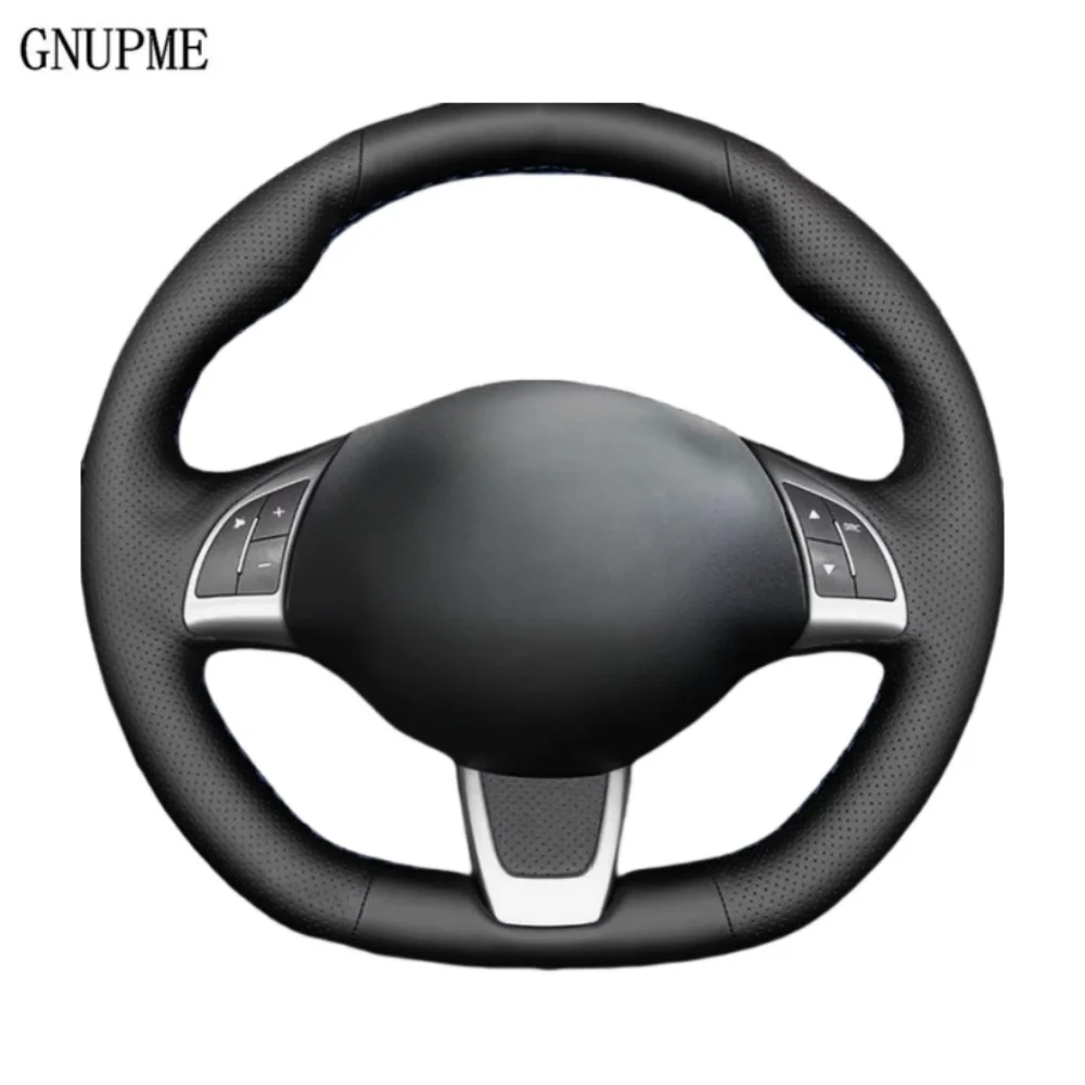 Чехол на руль с перфорированной кожей из микрофибры для Fiat 500 500C (GQ/S) 2013-2015 Abarth 595 595C