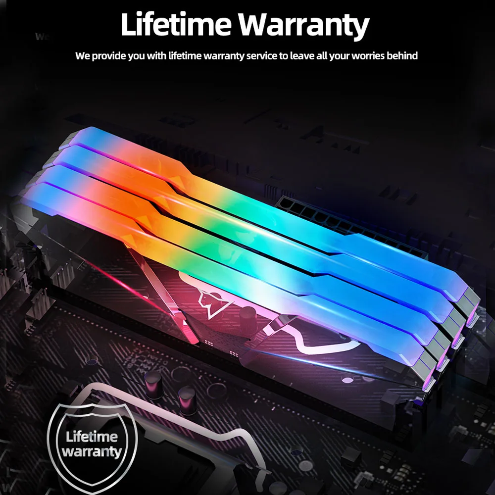Netac Memoria Ram 16gb 32gb DDR5 4800mhz rgb Memory Module Dimm Dual Channel Heat Sink for Desktop Pc Computer |