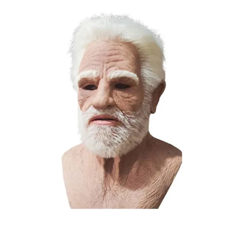 

Реалистичные силиконовые маски старика для Хэллоуина