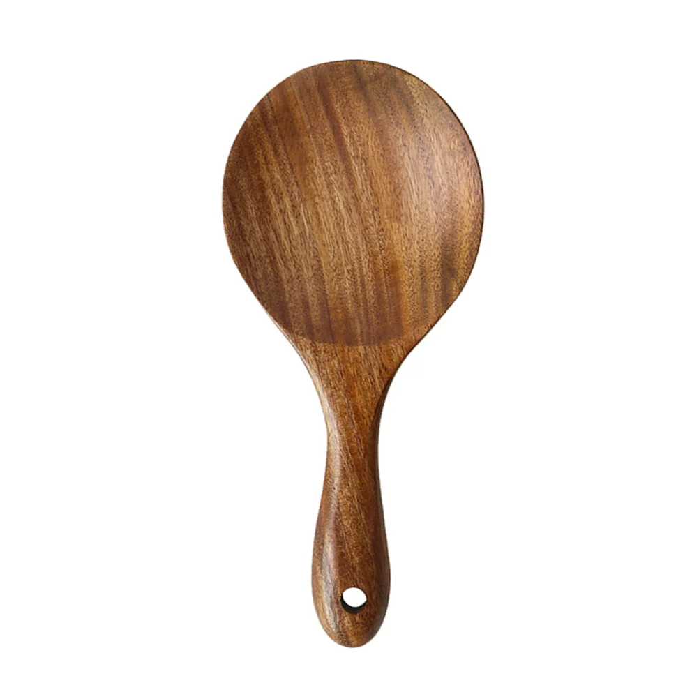 

Rice Ladle Scoop Kitchen Spoons Serving Woodenspoon Paddle Soup Versatile Japanese Server Wood Spatulasauce