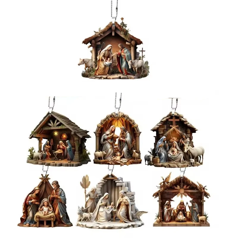 

Рождественская подвеска Иисус Христос 2D акрил