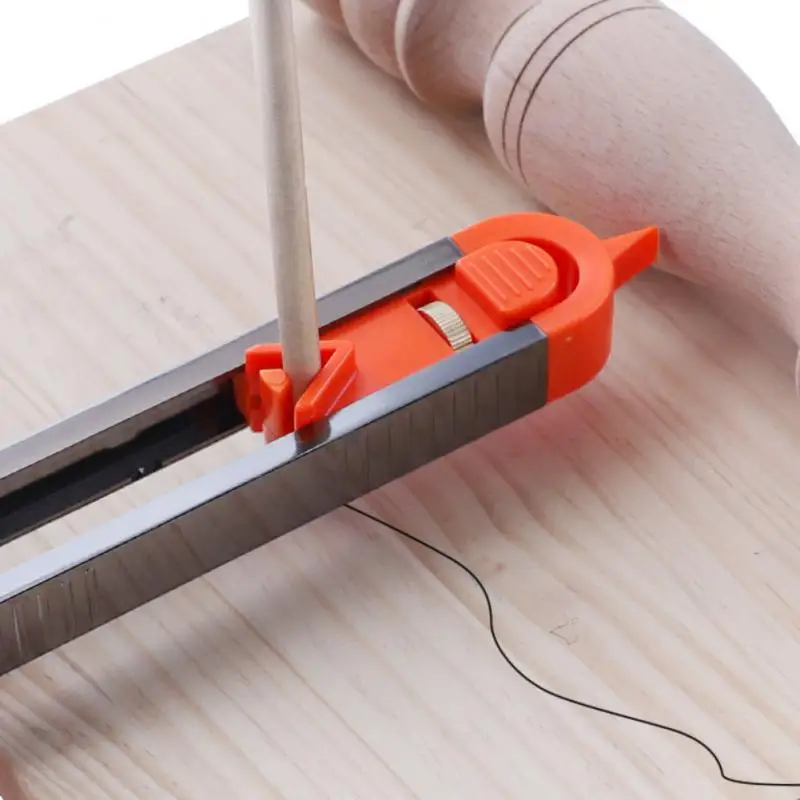 

Profile Scribing Ruler Contour Gauge with Lock Adjustable Locking Precise Woodworking Measuring Gauge Tile Measurement Tool