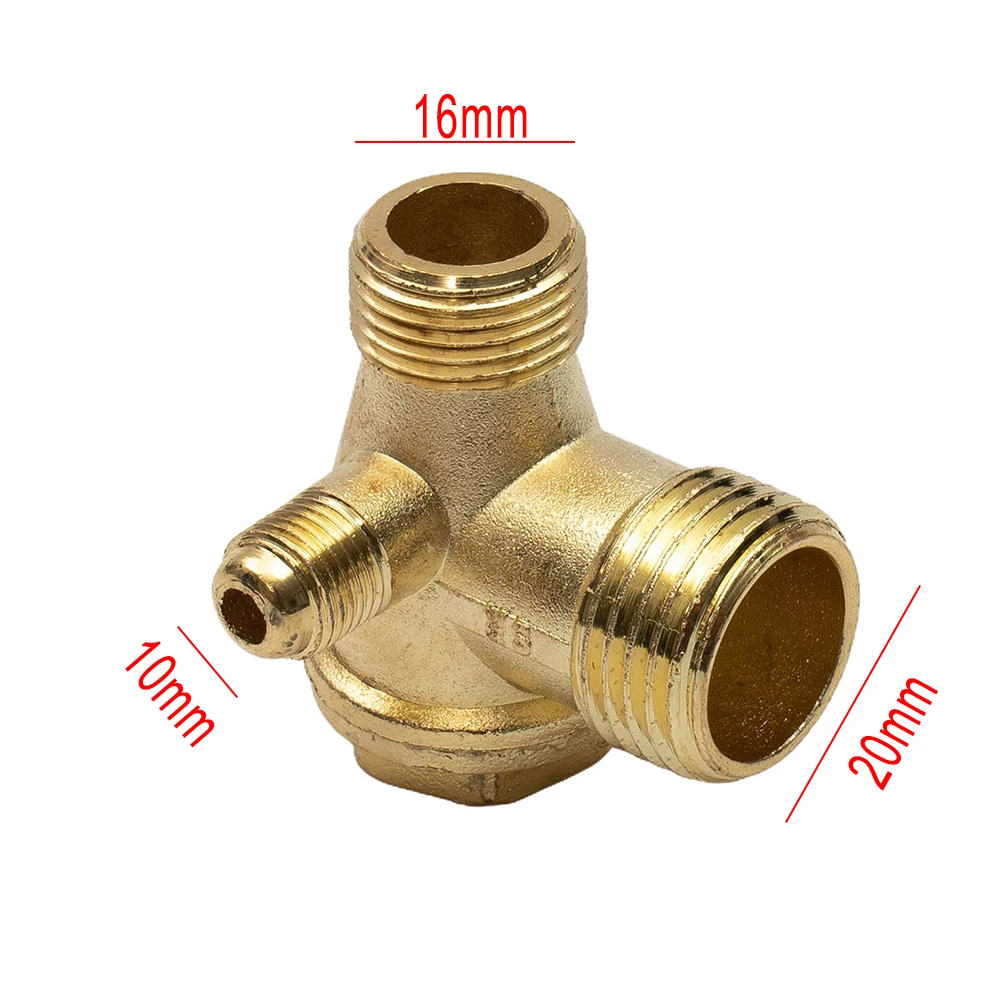 

Check Valve Connector 20*16*10mm Air Compressor Small Air Pump Piston Type Direct Connection Accessories Zinc Check Valve