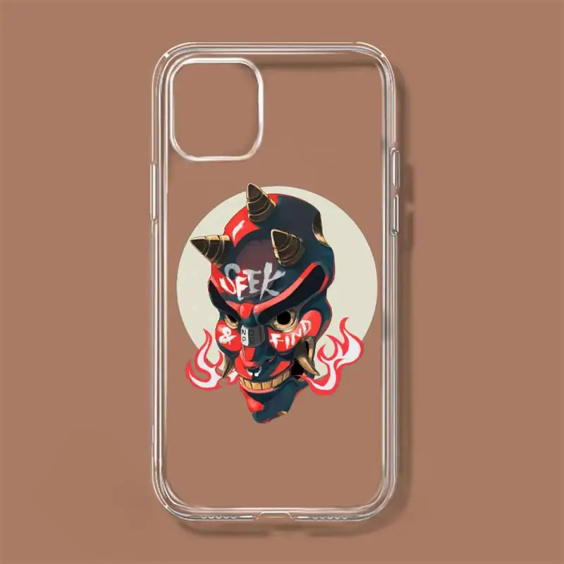 Чехол для телефона с японской маской Oni Hannya Demon Fox Samsung GalaxyS20 S21 S30 FE Lite Plus A21 A51S Note20