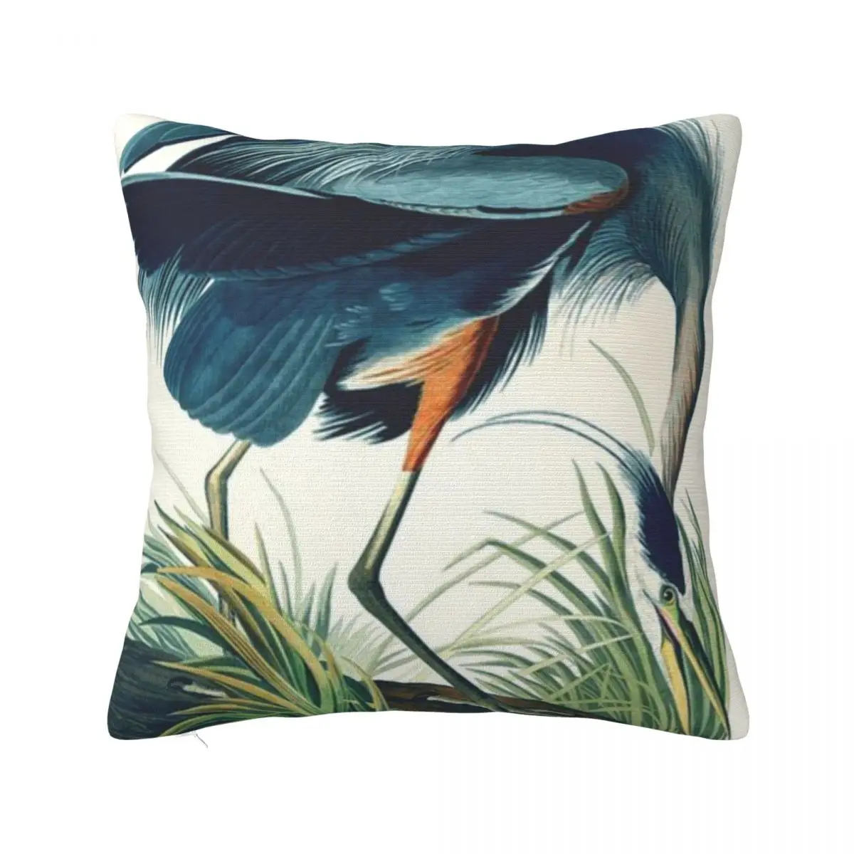 Великолепная синяя Подушка Heron