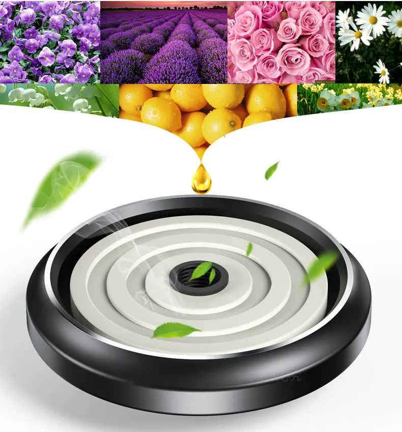 Автомобильный освежитель воздуха с летающей тарелкой дезодорирующий парфюм для