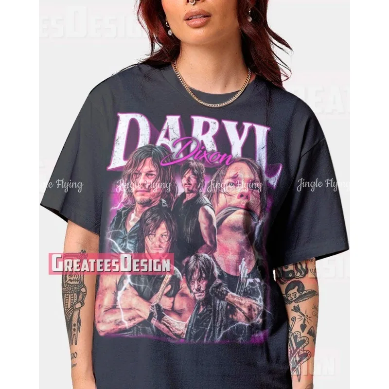 Лимитированная рубашка Дэрил Диксон футболка Norman Reedus толстовка унисекс большого