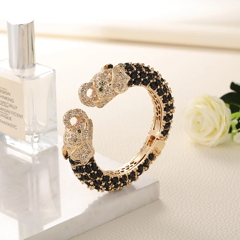 Браслет с изображением слона в виде животного серого птицы из смолы модные