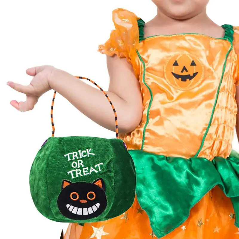 

Halloween Trick Or Treat Bags Large Trick Or Treat Tote Candy Basket For Kids Non-Woven Bags Candy Party Gift Handles Bags Bag