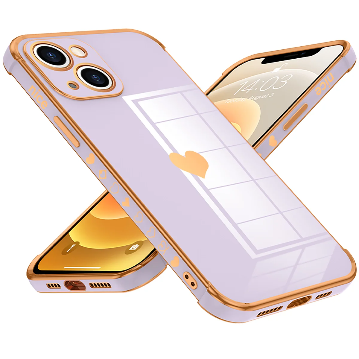 

Electroplating TPU Shell Compatible for IPhone 13 Mini