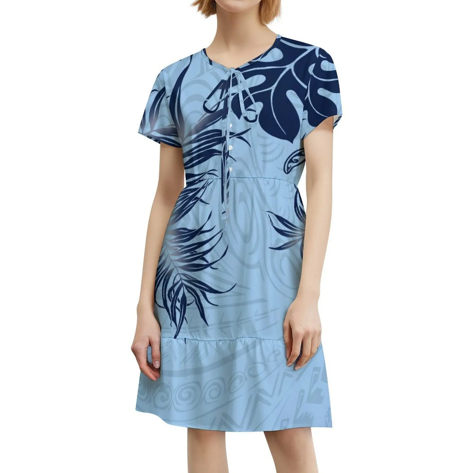 Женское праздничное платье Pacific Island полинезийское женское летнее длиной до