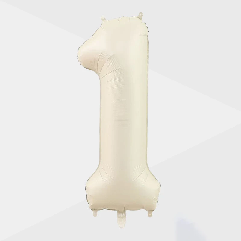 

Фольгированные шары WEIGAO 40 дюймов кремовые цифры 1-9