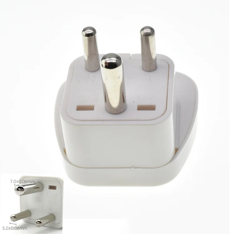 Маленький южноафриканский трехкруглый преобразовательный разъем надувной Дели