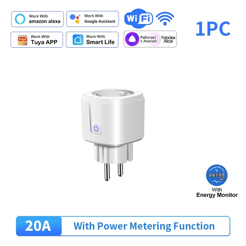 

RYRA Умная розетка Wi-Fi 20А