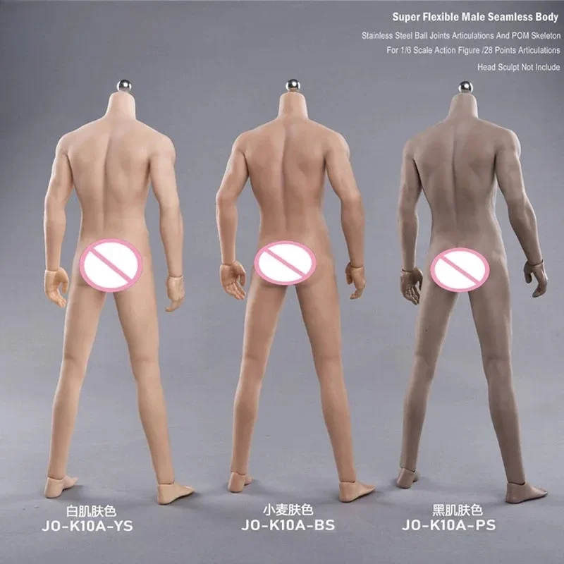 1/6 сильный солдат супер-гибкое бесшовное тело скелет из нержавеющей стали 12