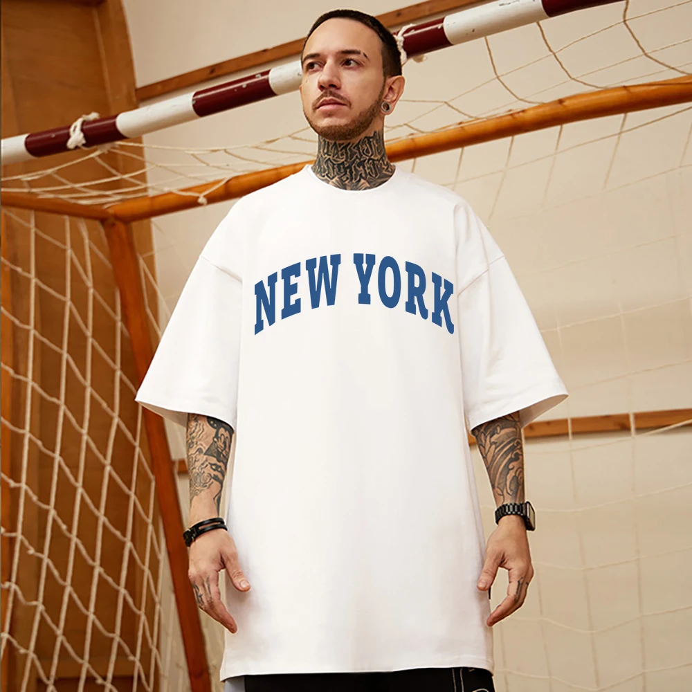 Футболка с коротким рукавом и круглым вырезом из хлопка