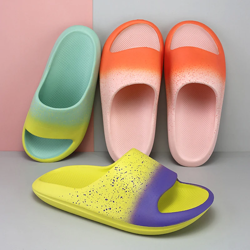 

Summer Women Indoor Slippers Floor Flat Shoes Indoor Eva Flip Flops Female Non-slip Bathroom Home Slippers Zapatillas De Hombre