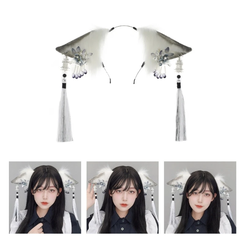 

Cat Ear Shape Headband Easter Party Amusement Ornaments Festival Hair Decors Drop shipping